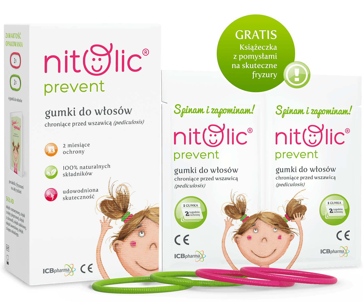 Nitolic® prevent – gumki do włosów - zdjęcie produktu